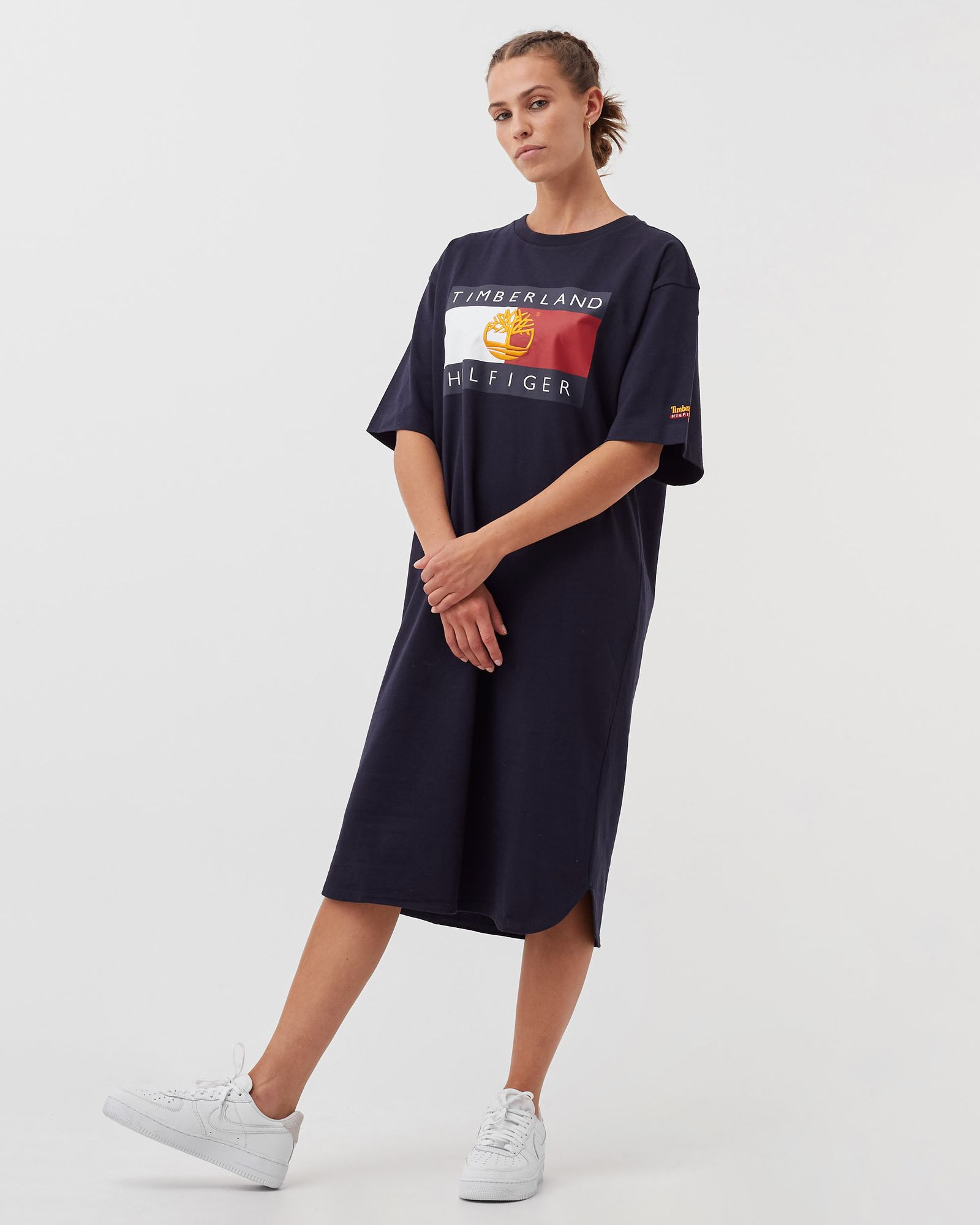 TOMMY HILFIGER X TIMBERLAND FLAG TEE DRESS