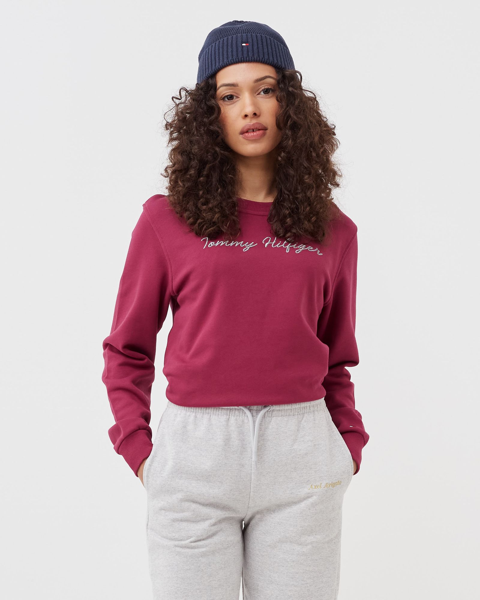 WMNS REGULAR SCRIPT C-NK SWEAT