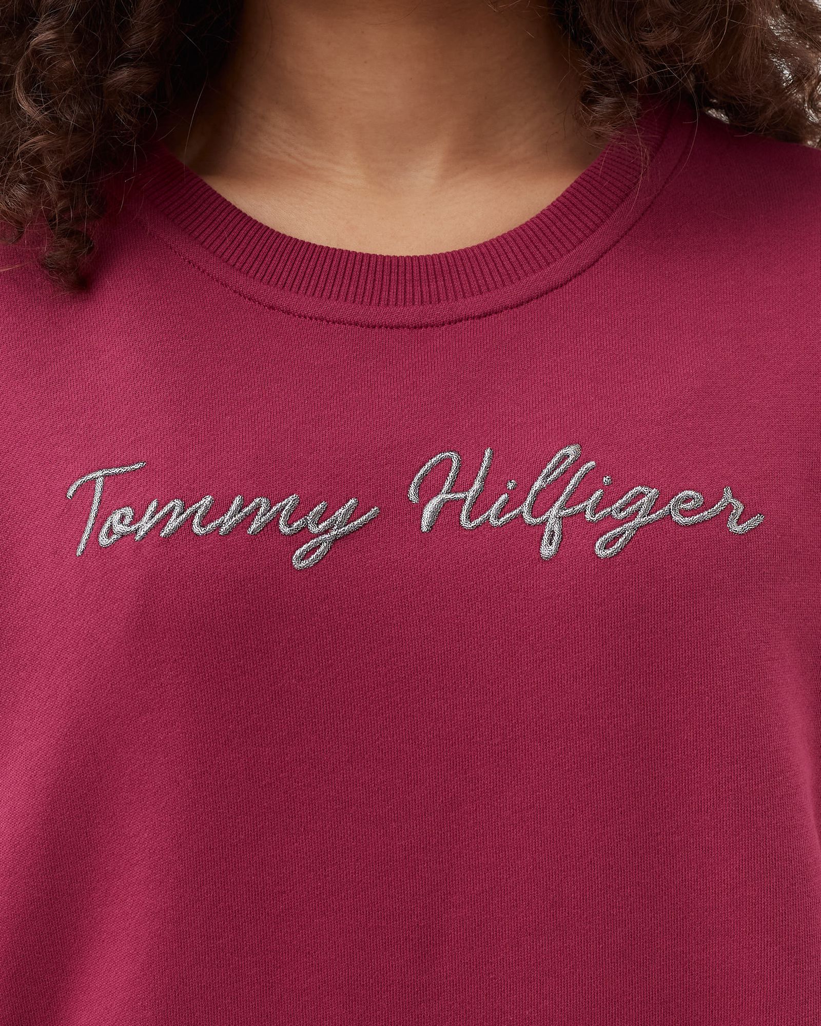 WMNS REGULAR SCRIPT C-NK SWEAT