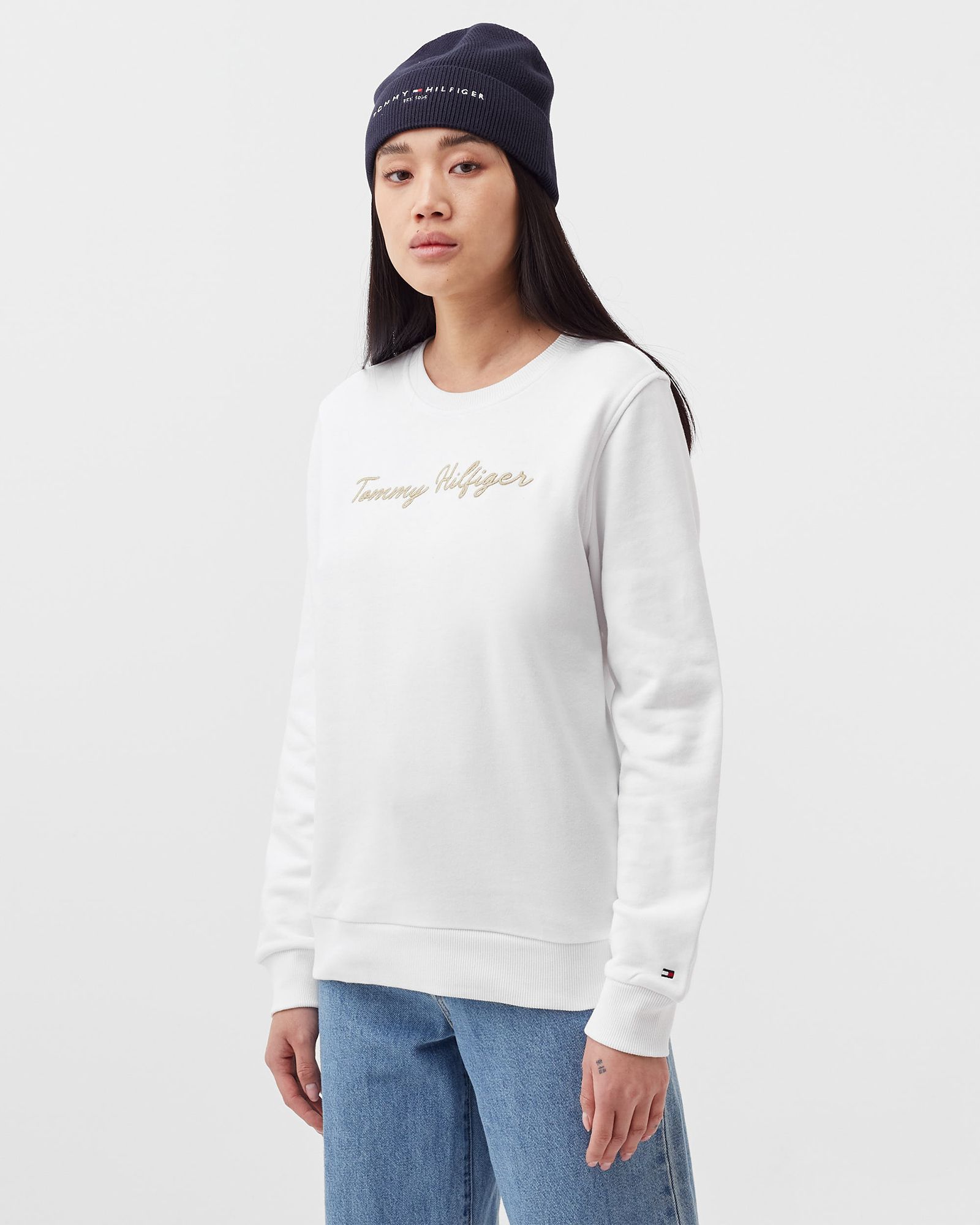 WMNS REGULAR SCRIPT C-NK SWEAT