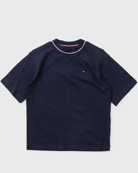 WMNS RELAXED GBL STP MOCK-NK TEE
