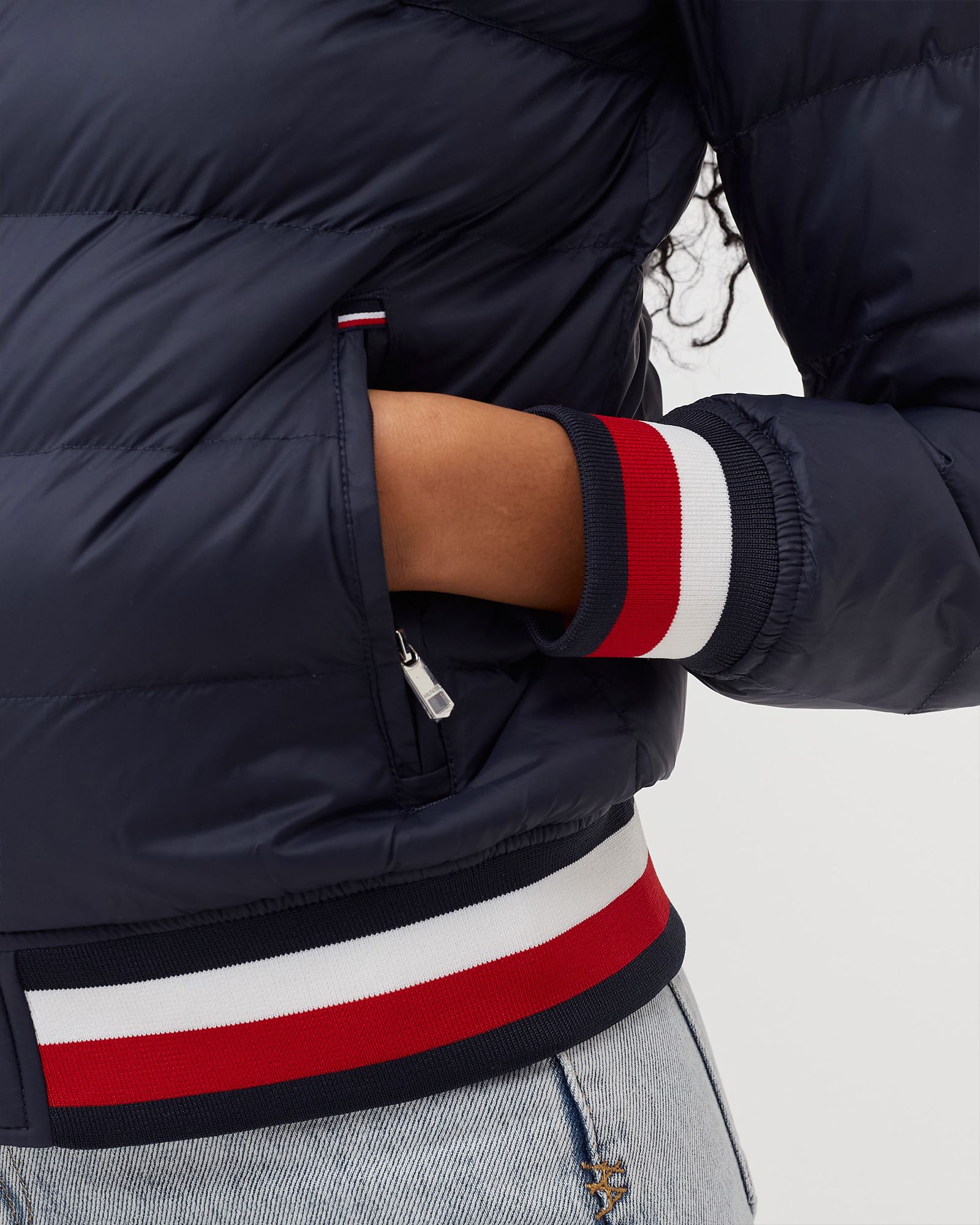 WMNS TH PROTECT LIGHTWEIGHT FILLED BOMBER JACKET