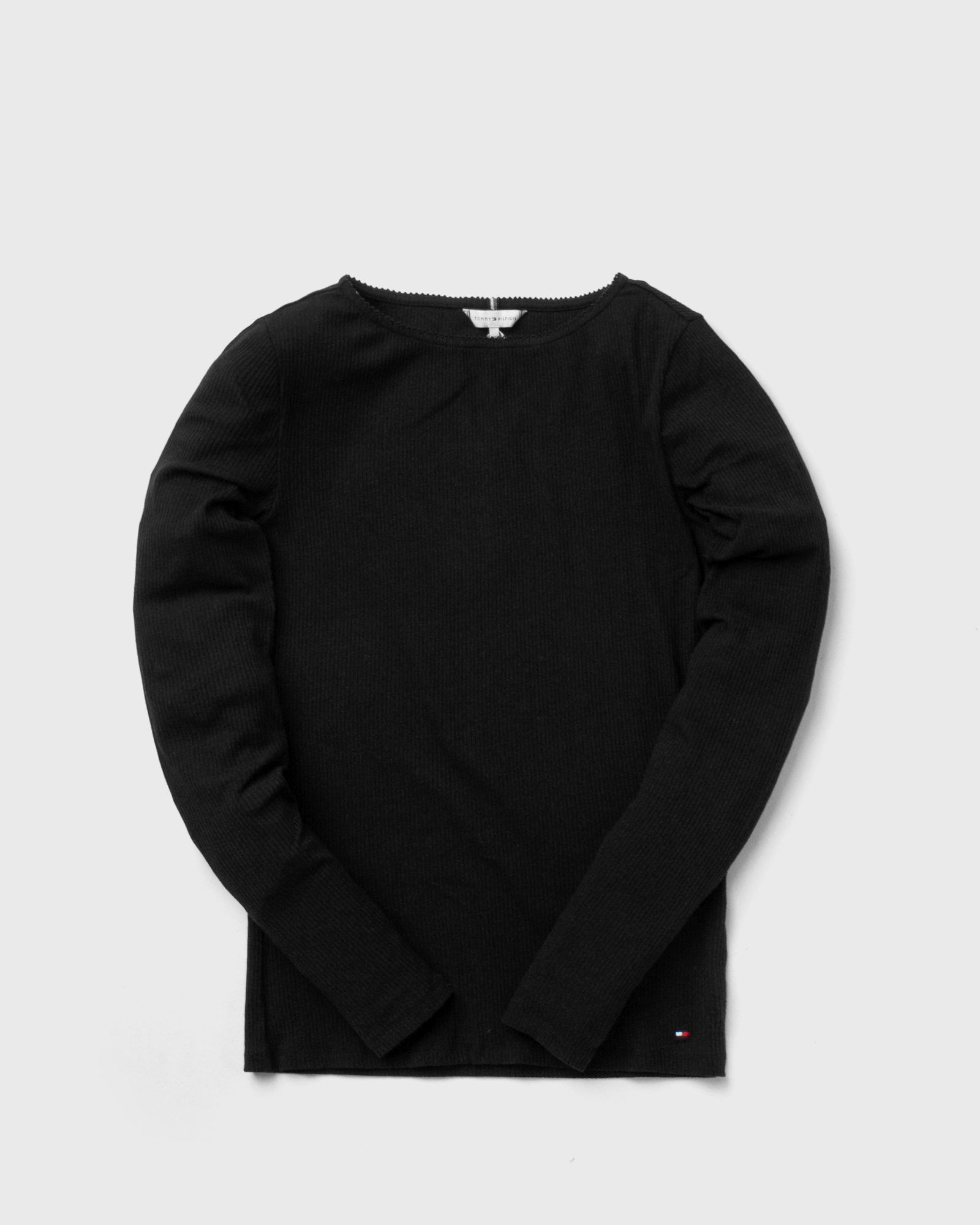 WMNS SKINNY MODAL RIB BOAT-NK LONGSLEEVE