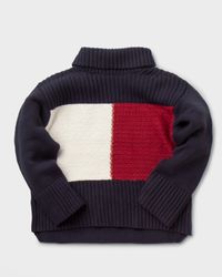 WMNS THL FLAG ICON HIGH NECK SWEATER