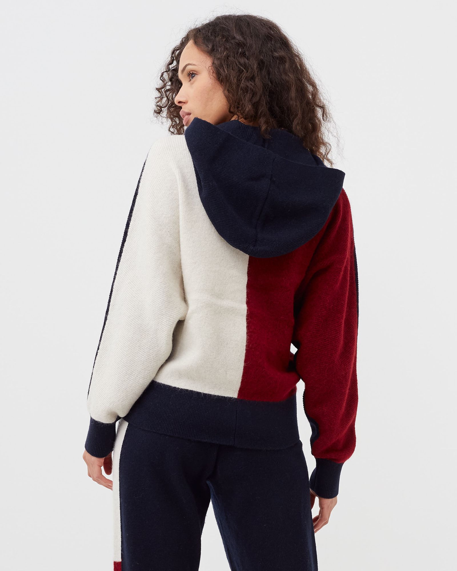 WMNS THL FLAG ICON ZIP THROUGH HOODIE