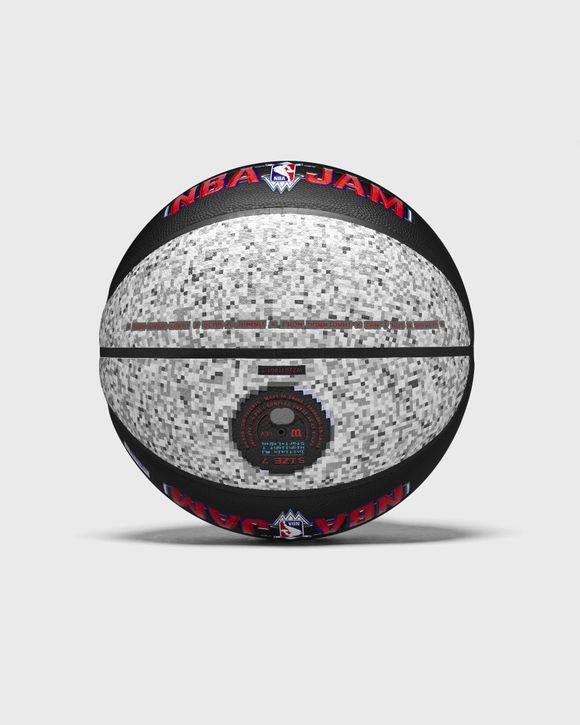 WILSON NBA JAM INDOOR OUTDOOR BASKETBALL SIZE 7 Black/Silver 