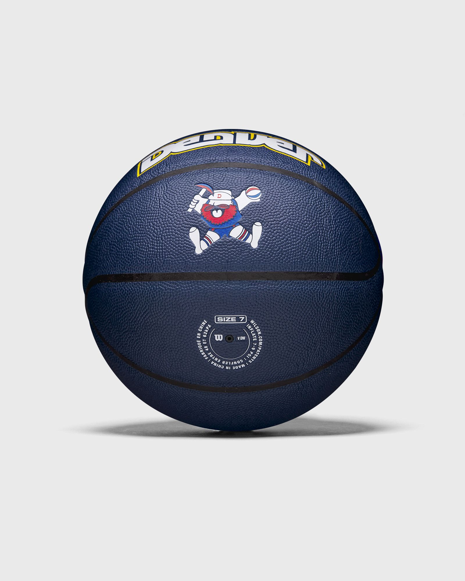 NBA TEAM CITY COLLECTOR BASKETBALL DENVER NUGGETS Size 7