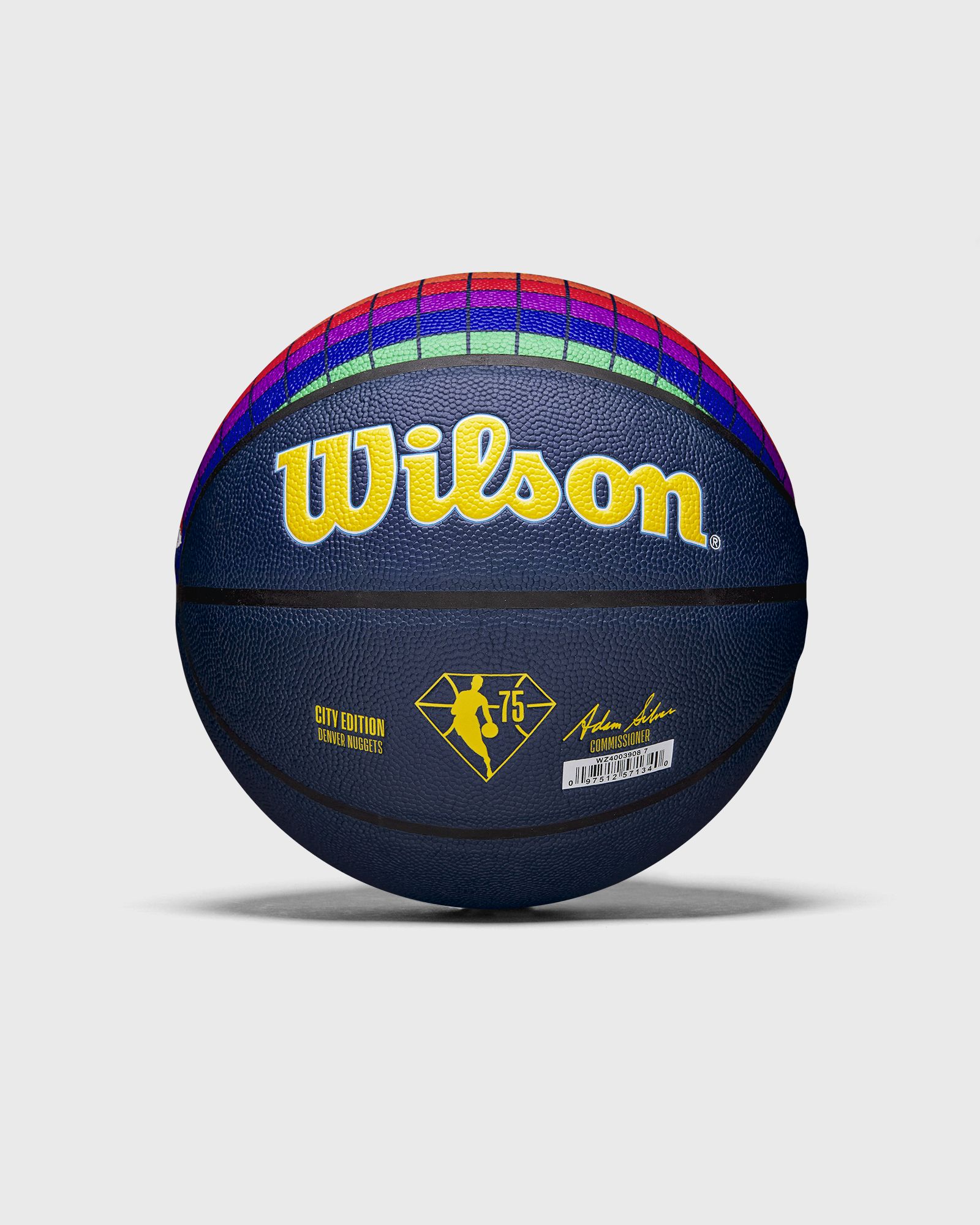 NBA TEAM CITY COLLECTOR BASKETBALL DENVER NUGGETS Size 7