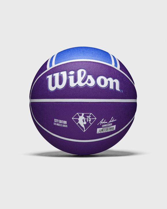 WILSON NBA TEAM CITY COLLECTOR BASKETBALL LA LAKERS Purple