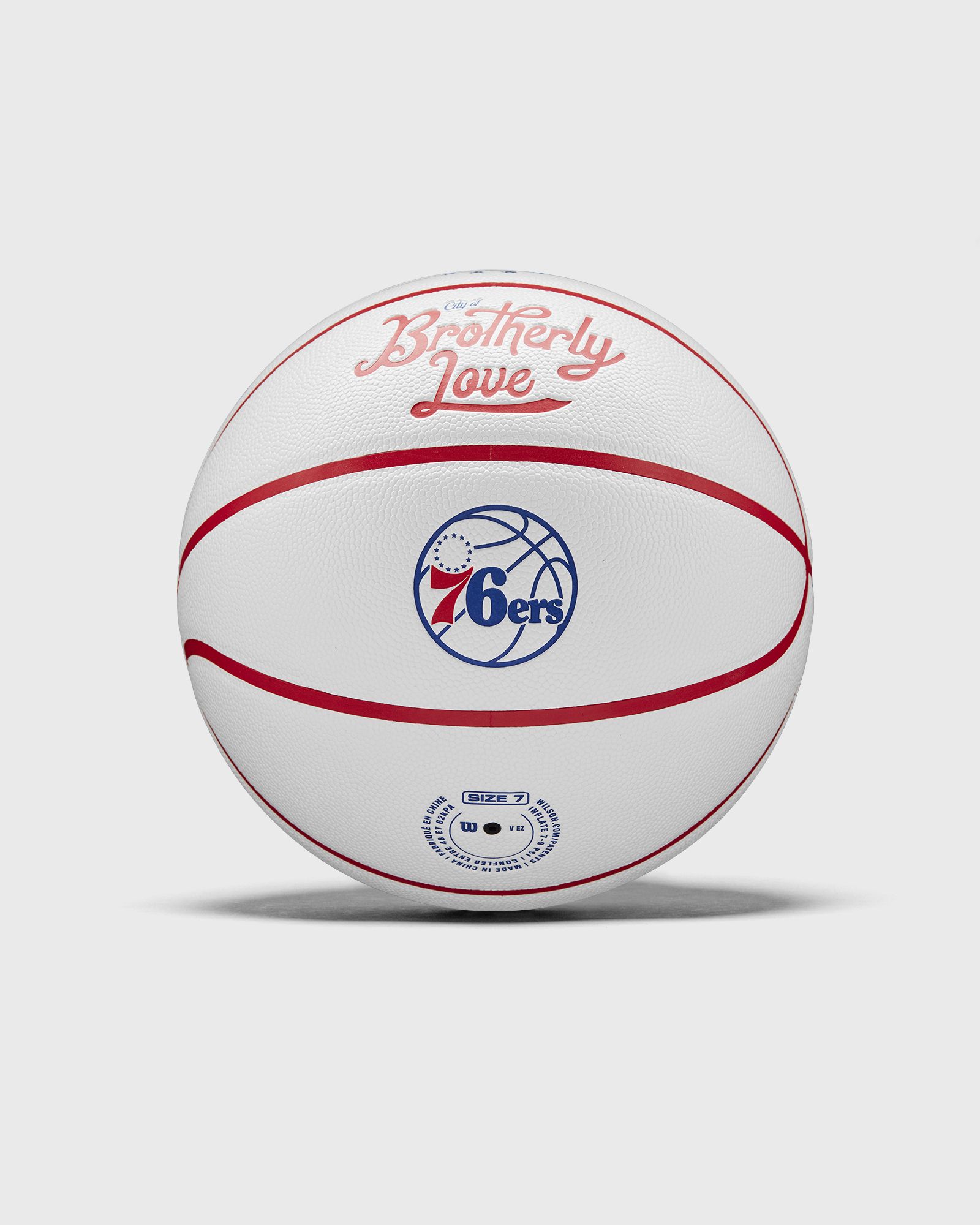 NBA TEAM CITY COLLECTOR BASKETBALL PHILADELPHIA 76ERS SIZE 7