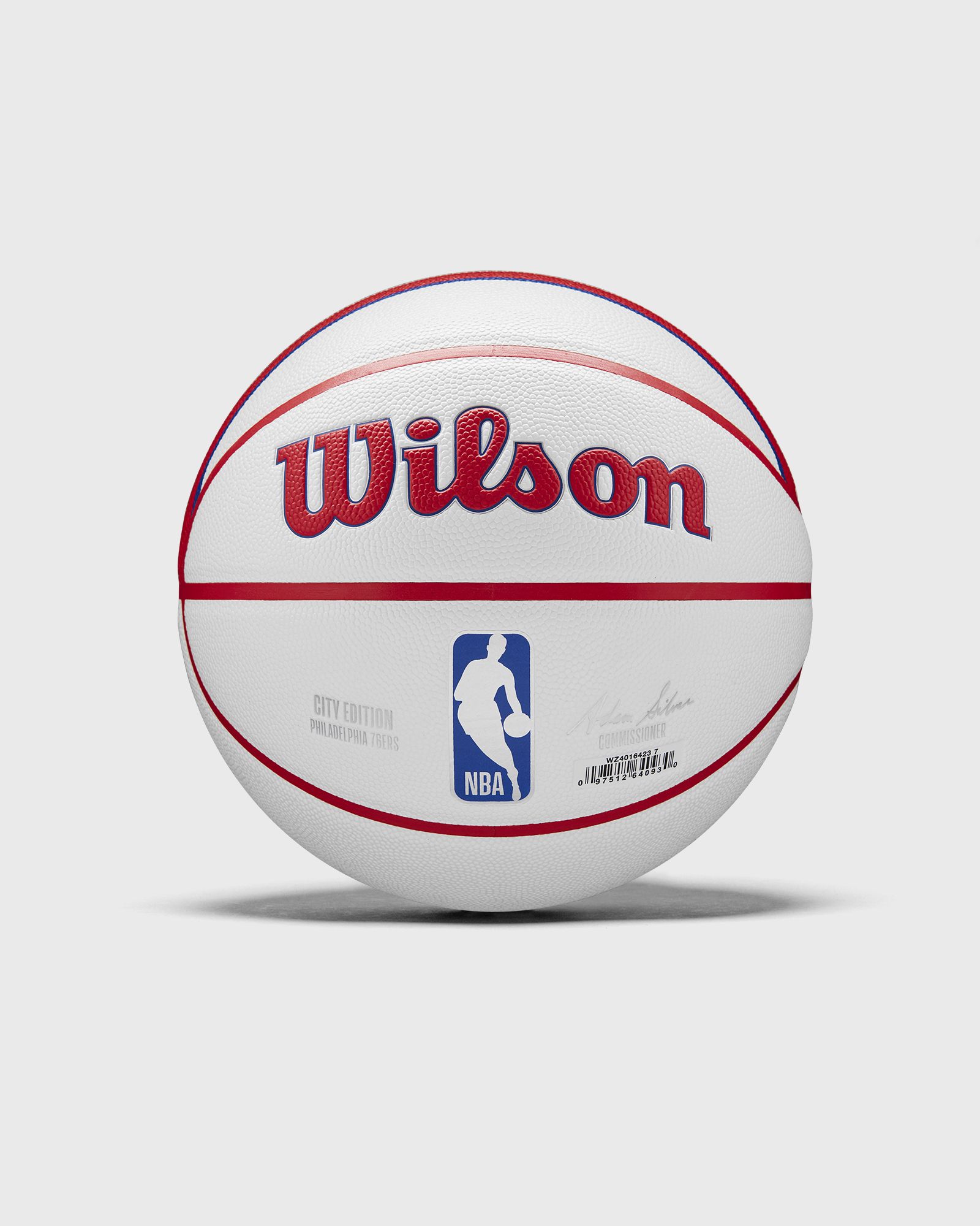 WILSON - nba team city collector basketball philadelphia 76ers size 7 men sports equipment red|white in größe:one size