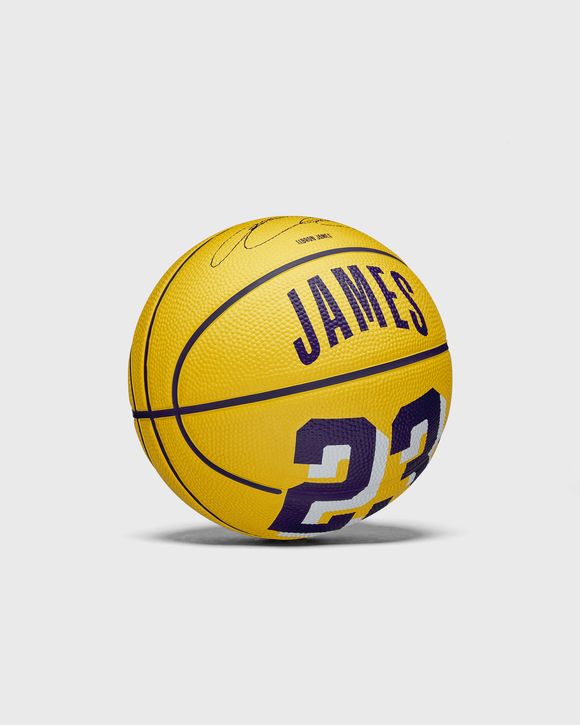 WILSON NBA PLAYER ICON MINI BASKETBALL LEBRON NEW SIZE 3 Yellow | BSTN ...