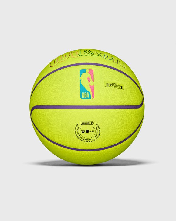 NBA TEAM NEON BASKETBALL LOS ANGELES LAKERS SIZE 7