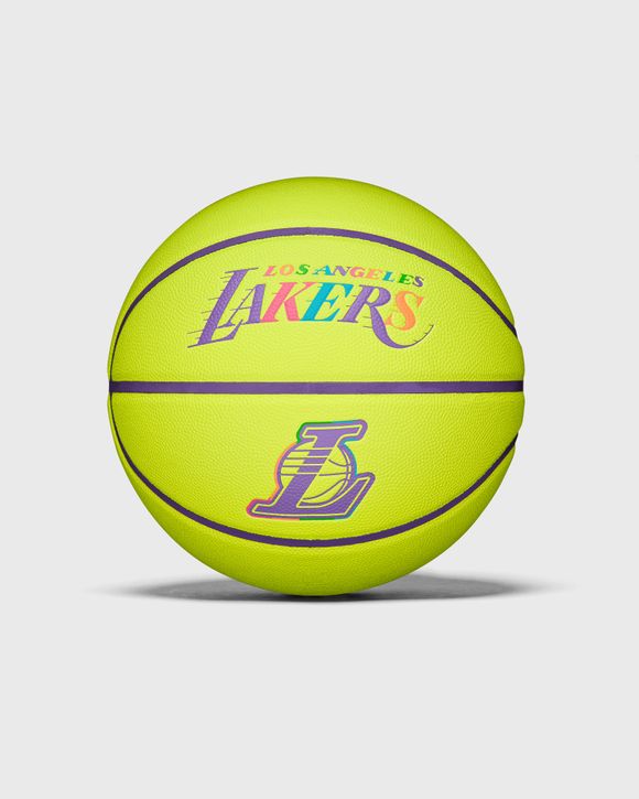 NBA TEAM NEON BASKETBALL LOS ANGELES LAKERS SIZE 7