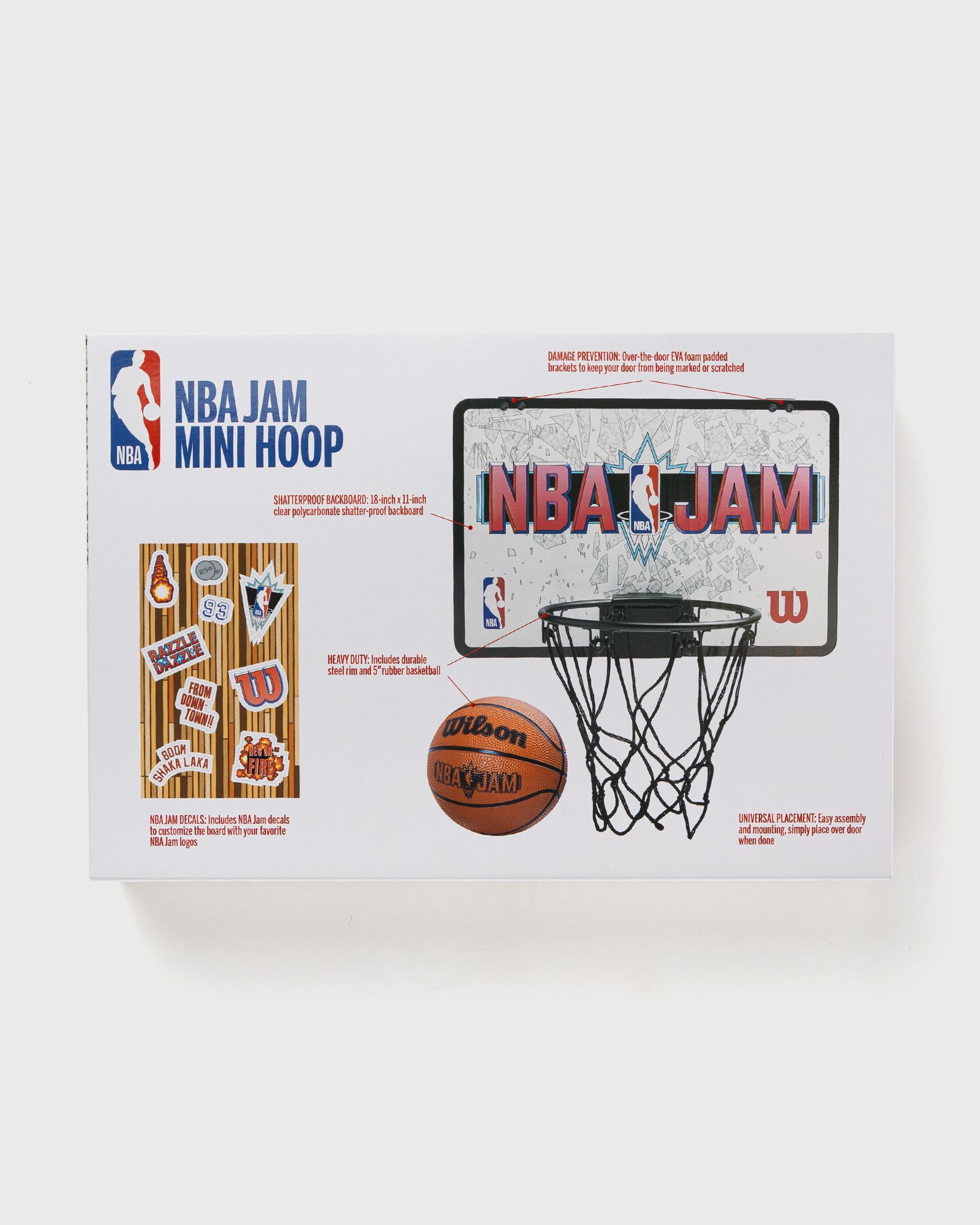NBA JAM MINI HOOP (+ NBA JAM STICKERS)