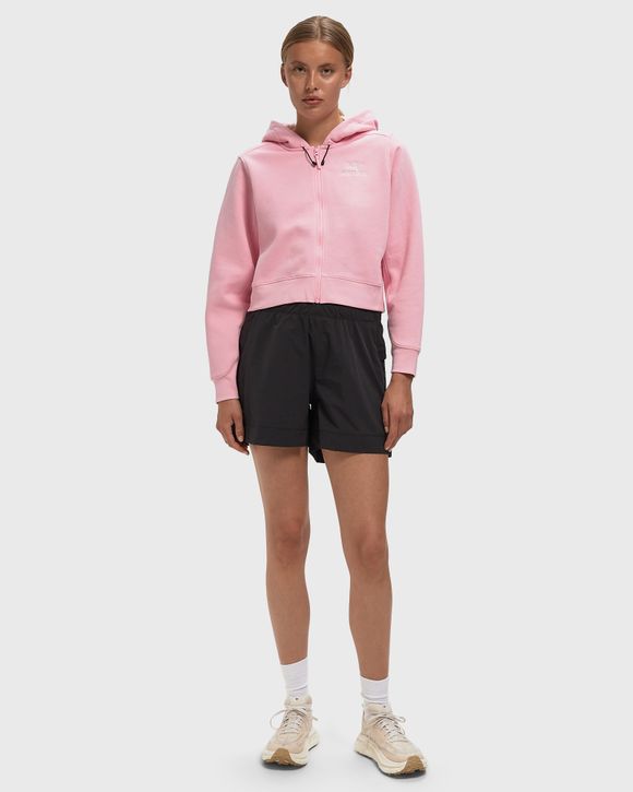 WMNS Emblem Fleece Full Zip Crop Hoody