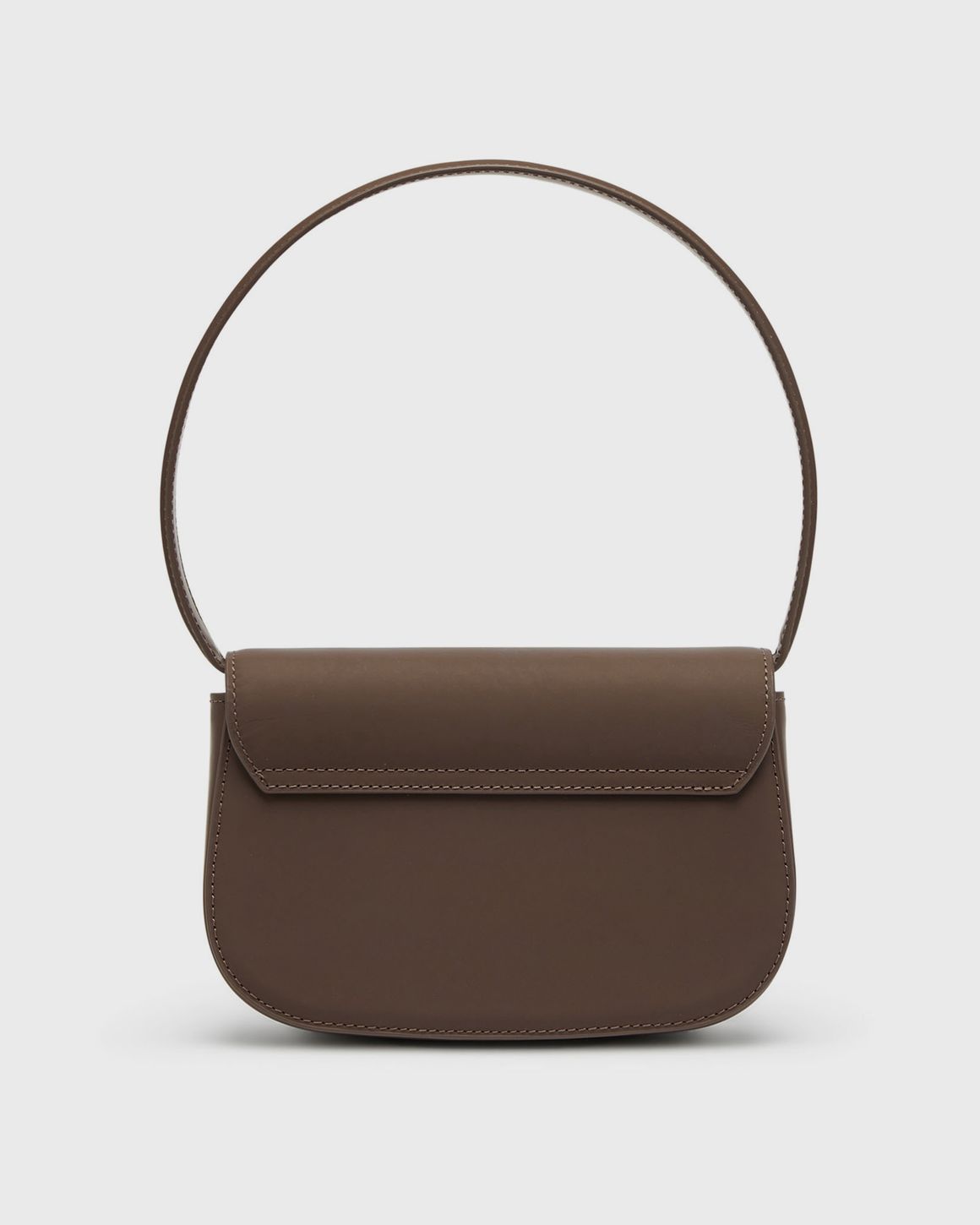 Diesel Medium 1DR Leather Shoulder Bag | Black | FARFETCH