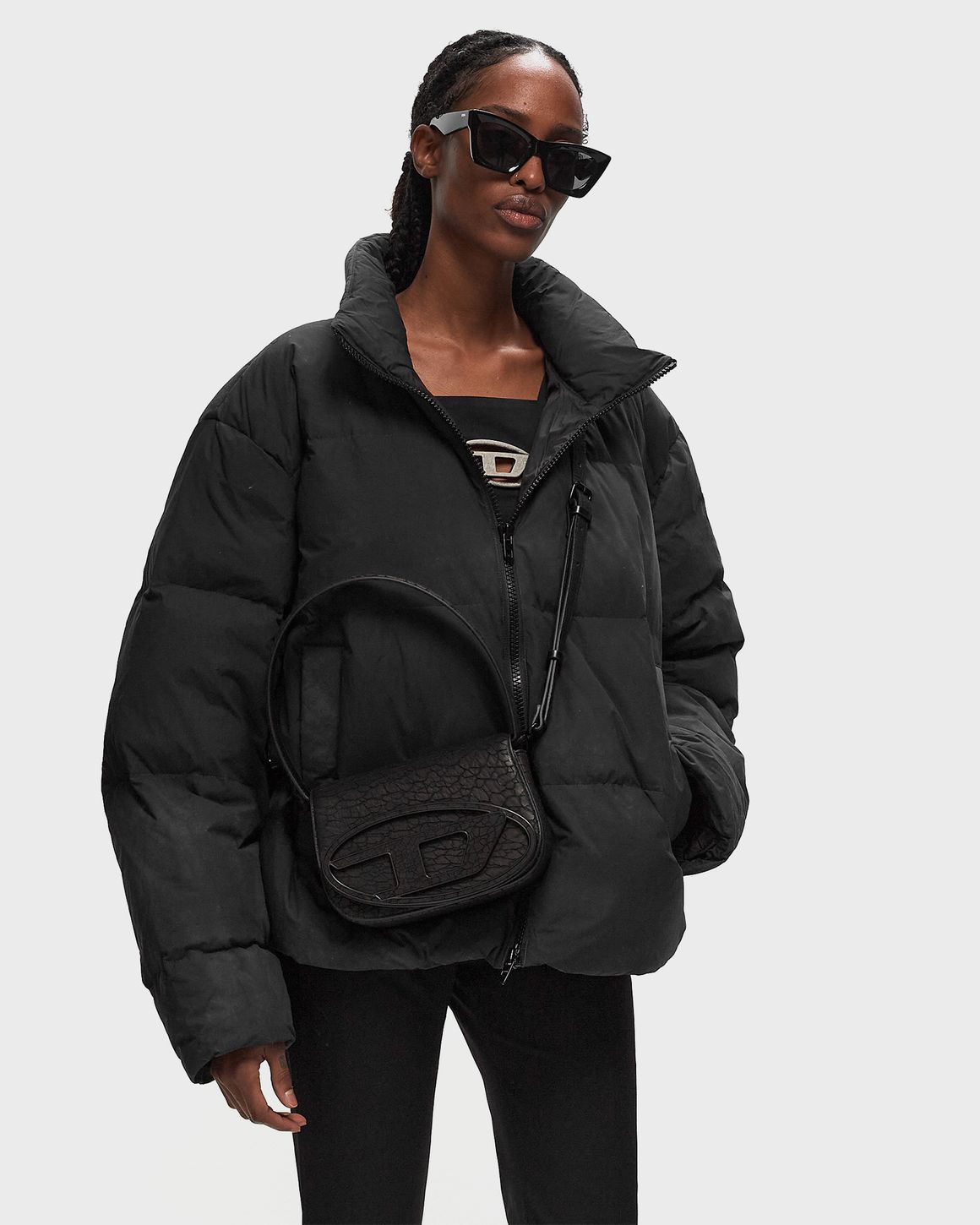 トートバッグ DIESEL HAND BAG (X08396P6901 T8013) DIESEL ディーゼル トートバッグ メンズ Dロゴ 縦型 トート
