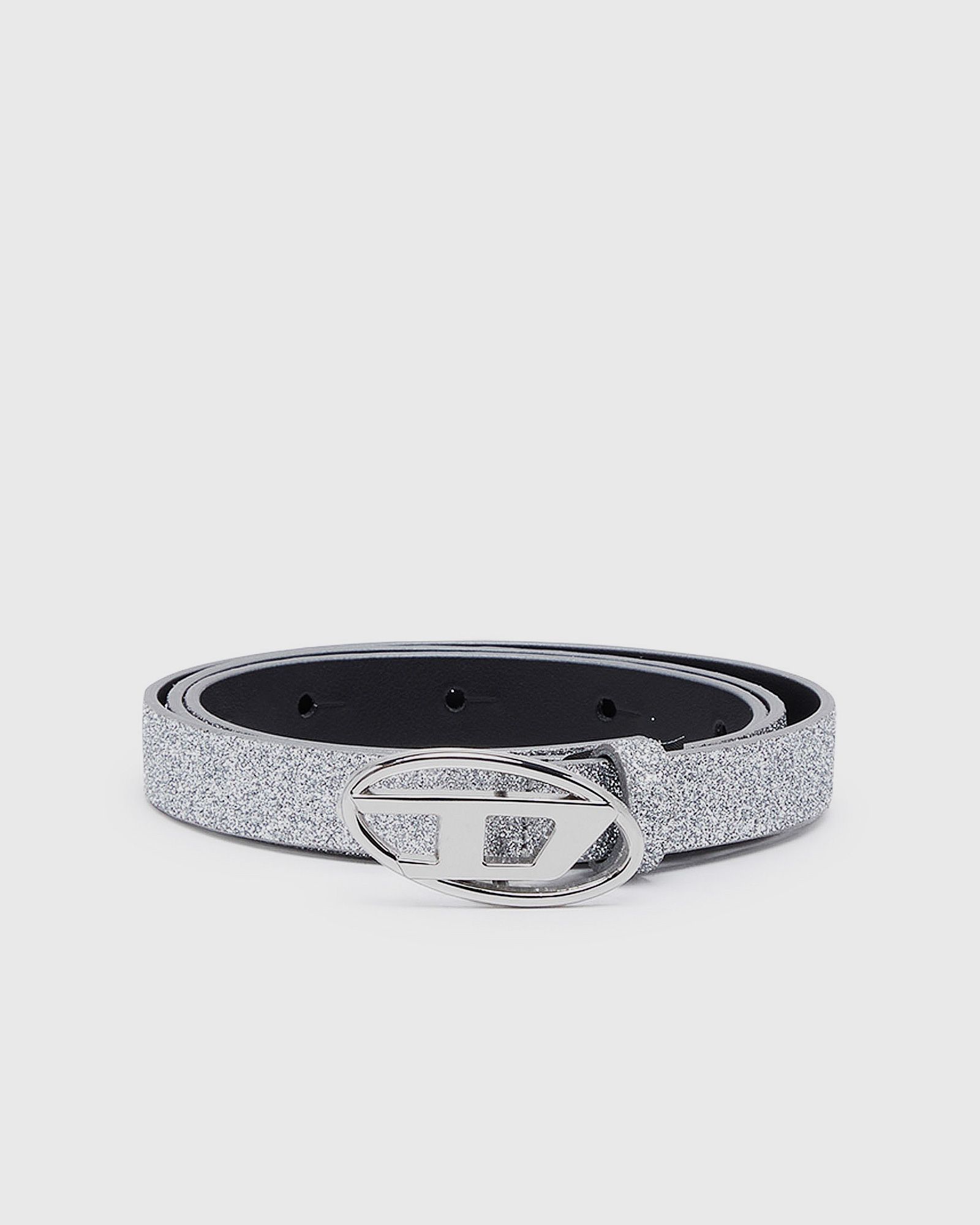 Diesel - oval d logo b-1dr 15 belt women keychains silver in größe:95 cm
