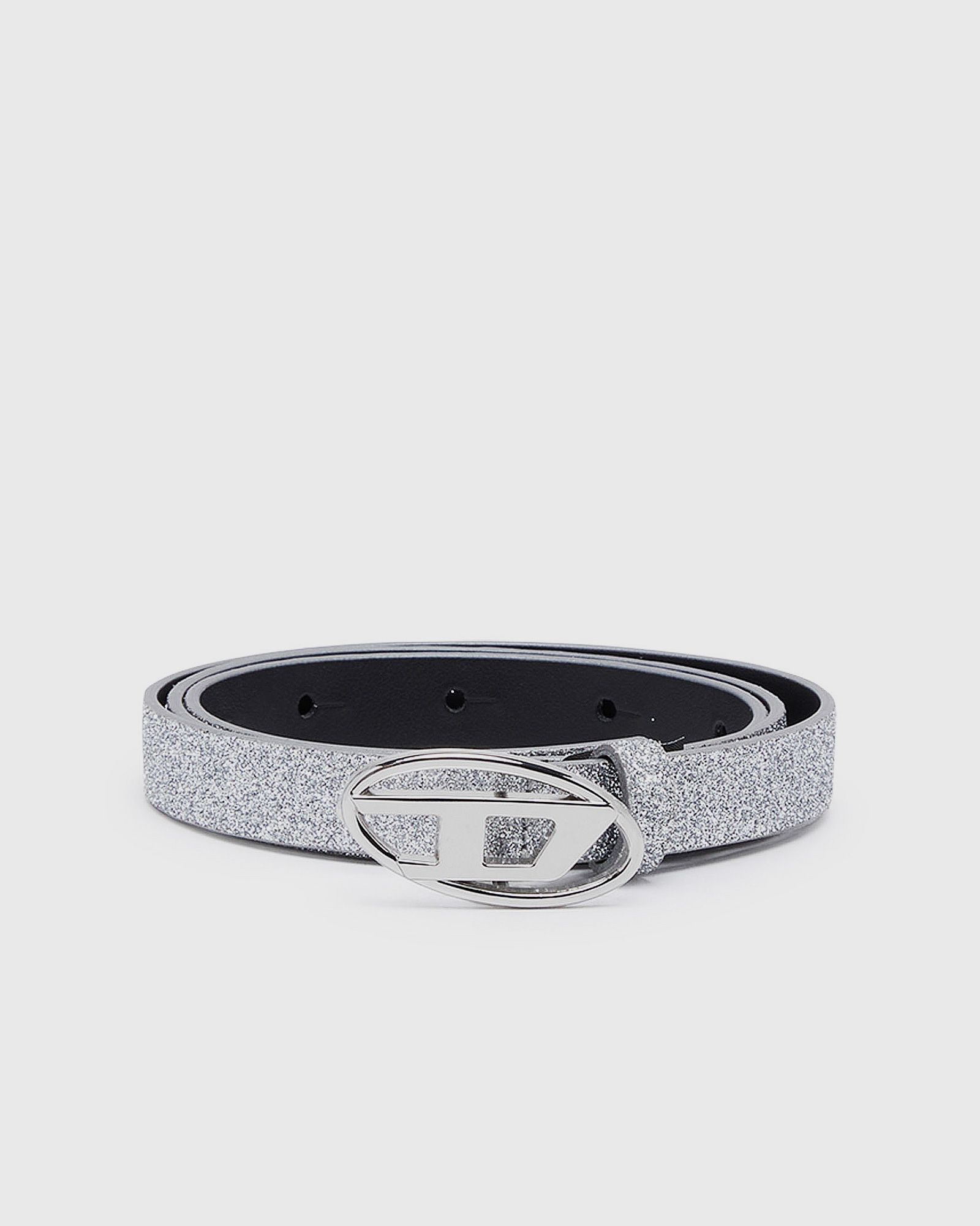 Diesel - oval d logo b-1dr 15 belt women keychains silver in größe:85 cm