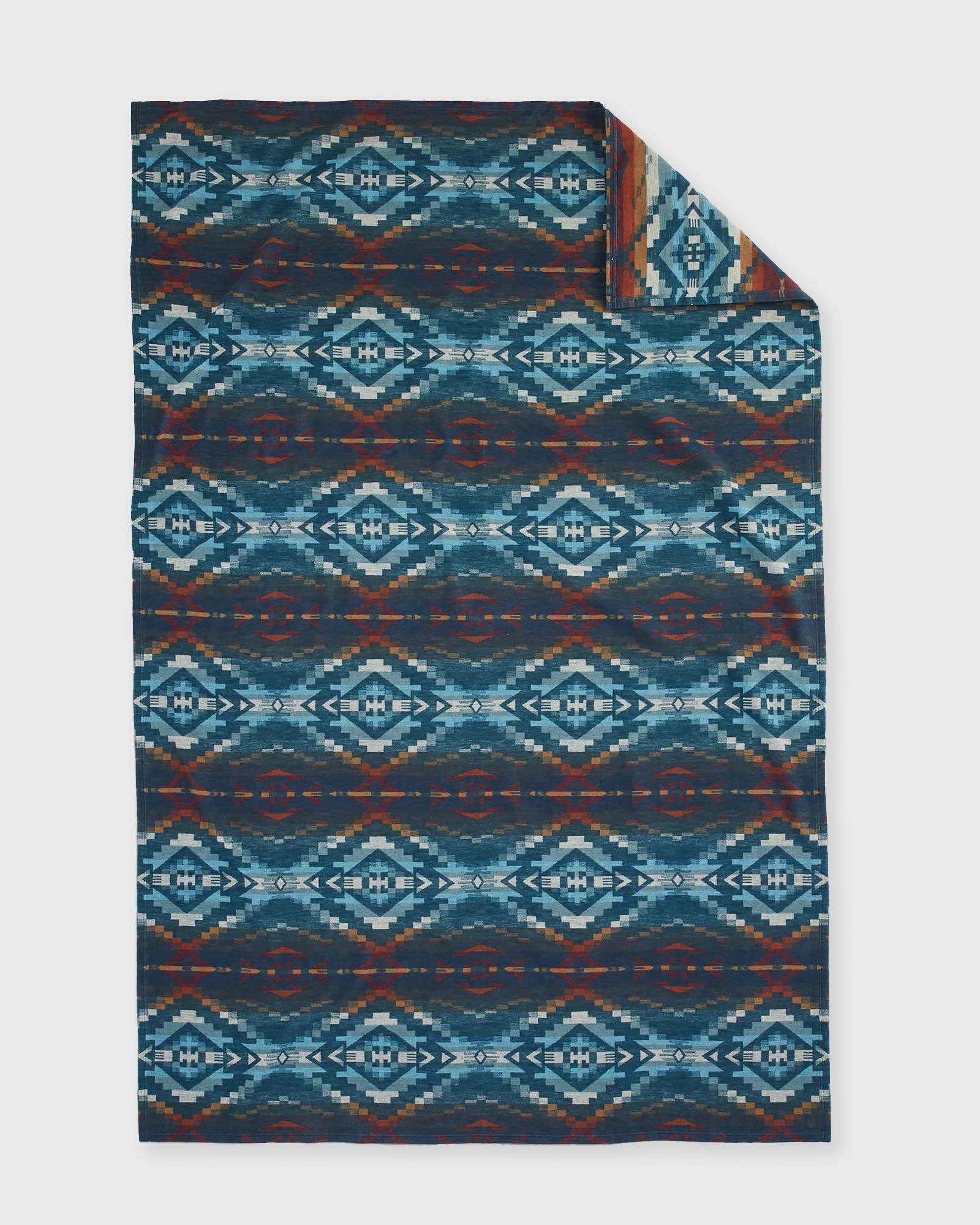 OC JACQUARD TWIN BLANKET CARICO LAKE, MARINE