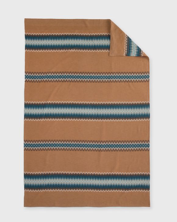 OC JACQUARD TWIN BLANKET LUNA MESA, CASHEW