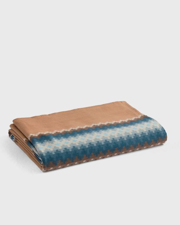 OC JACQUARD TWIN BLANKET LUNA MESA, CASHEW