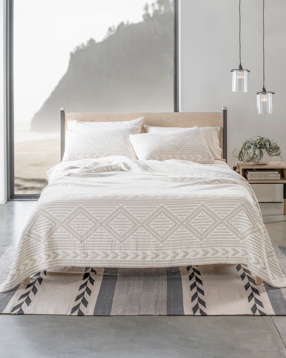 ORGANIC COTTON MATELASSE TWIN