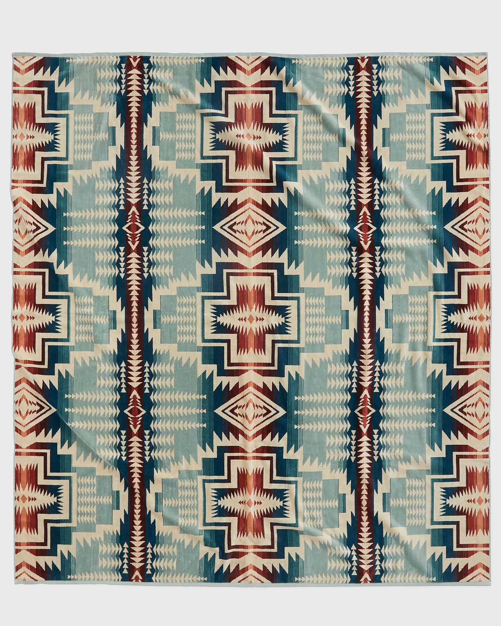 JACQUARD TOWEL FOR TWO - SILVER BLUE HARDING STAR