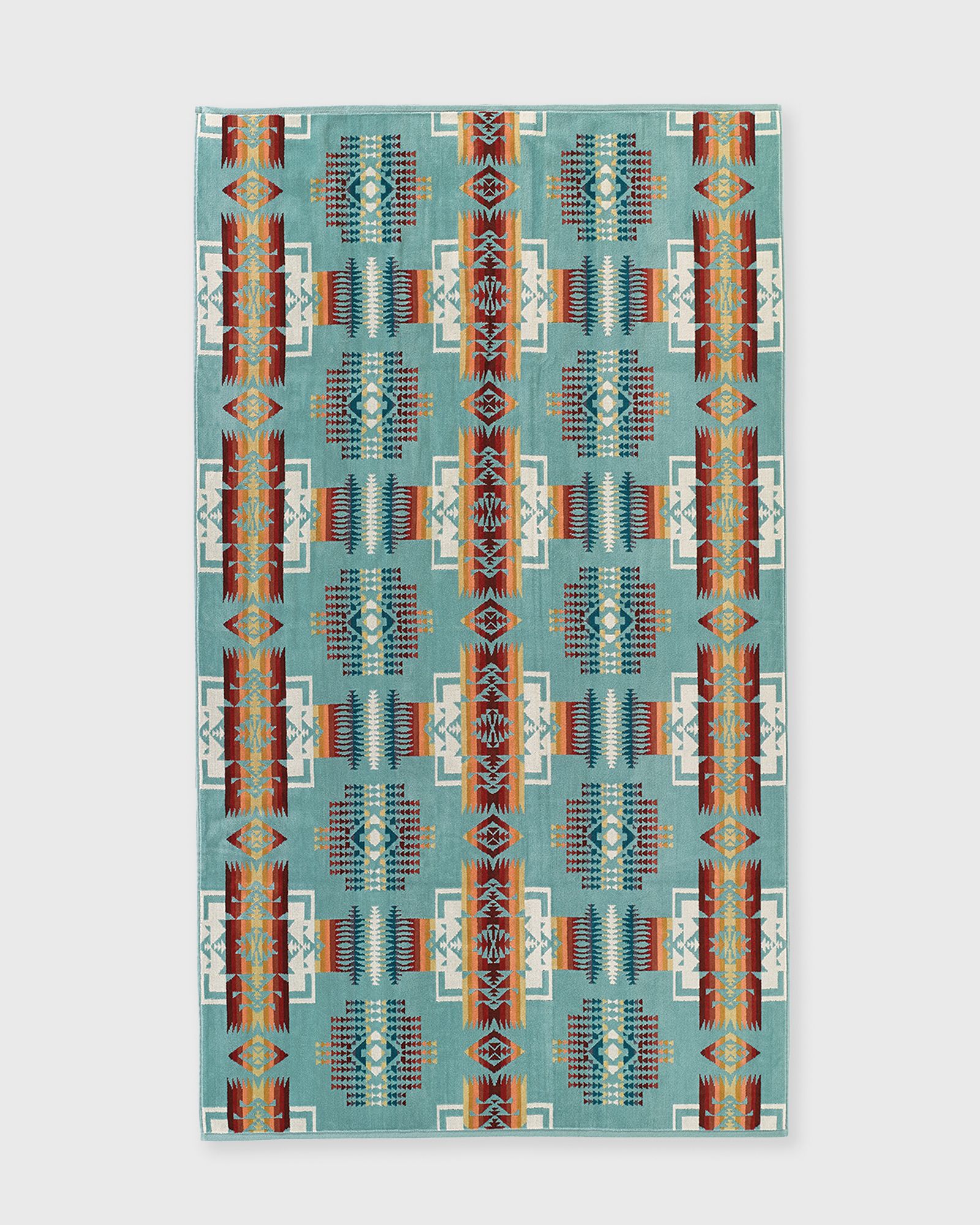 Chief Joseph Beach Towel - Aqua (177 X 101 CM)