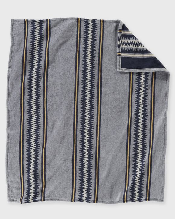 Pendleton COTTON THROW GIFT PACK SET/2 Multi - THUNDER BASKET NAVY