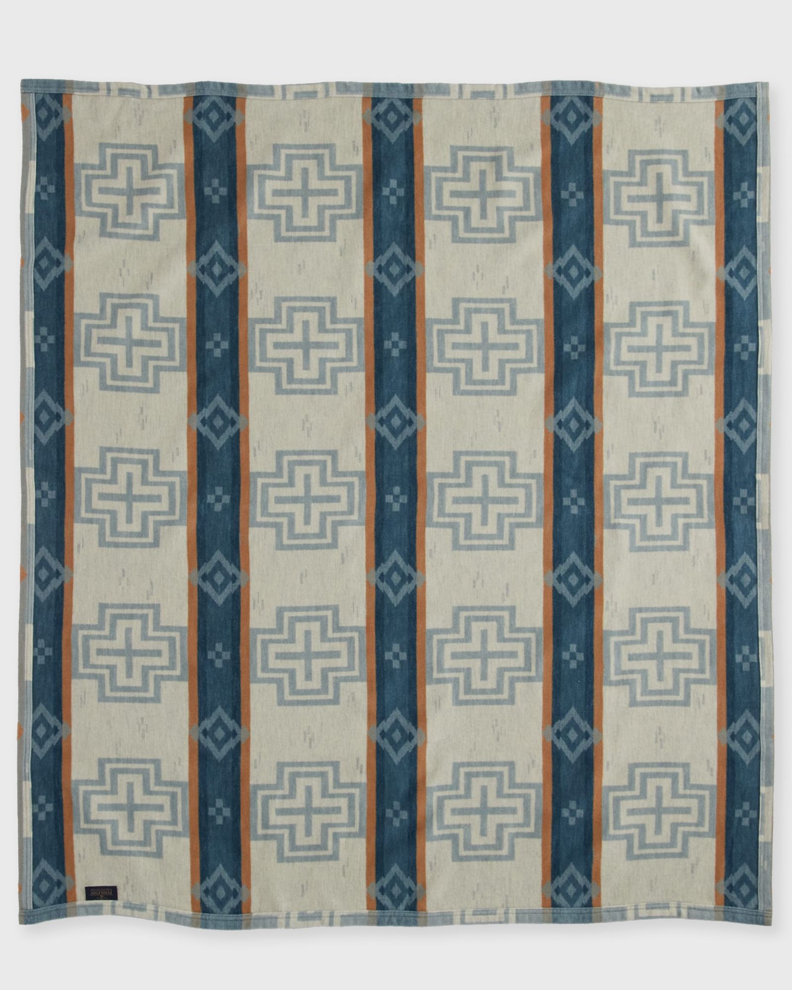 THROW GIFT SET/2 SAN MARINO + STRIPE, SHALE