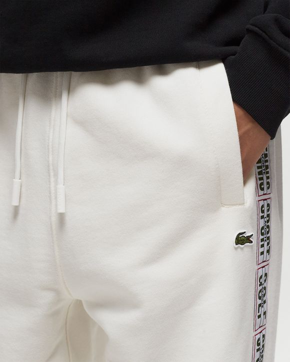 Lacoste tracksuit clearance white