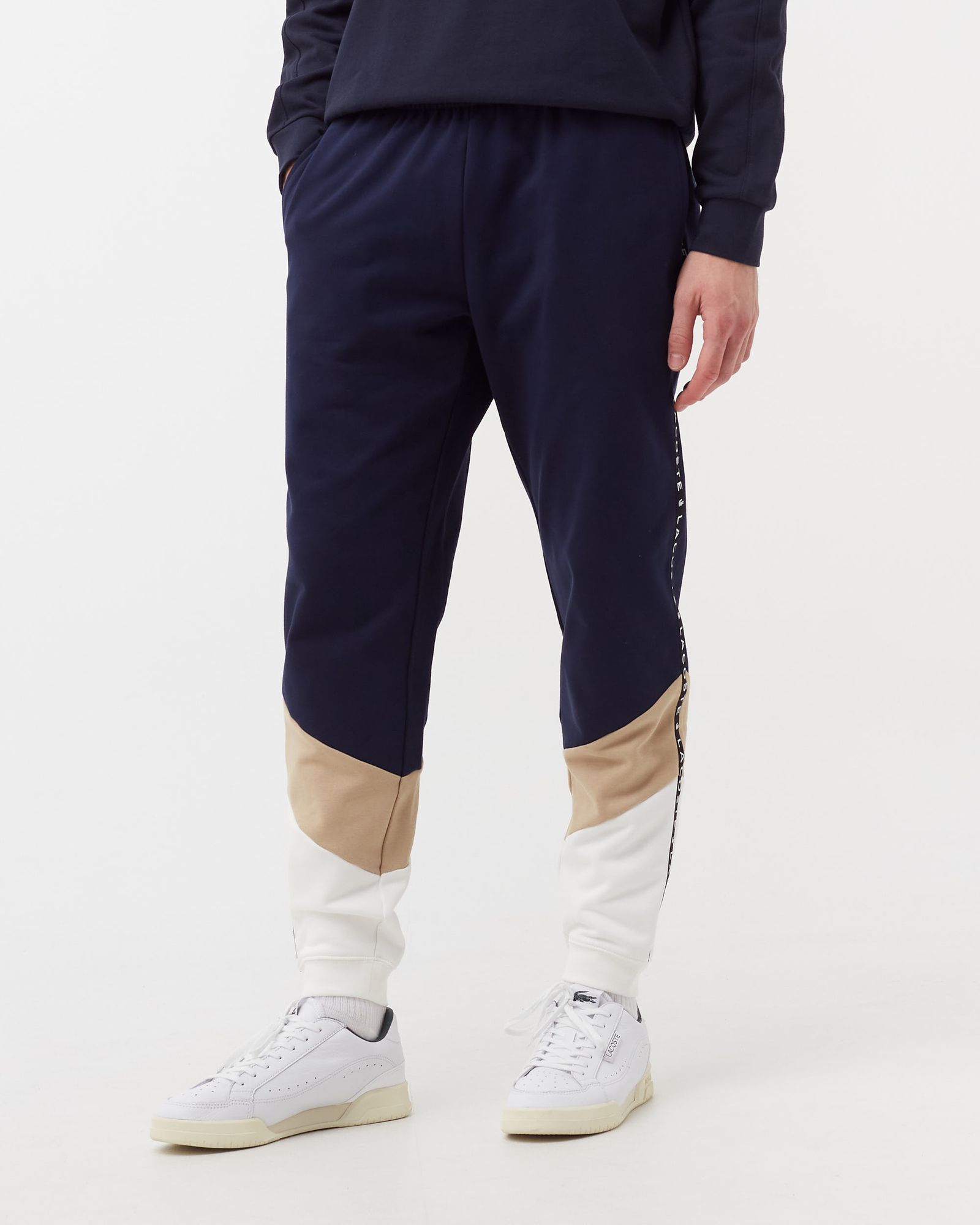 Signature Striped Colorblock Fleece Pants