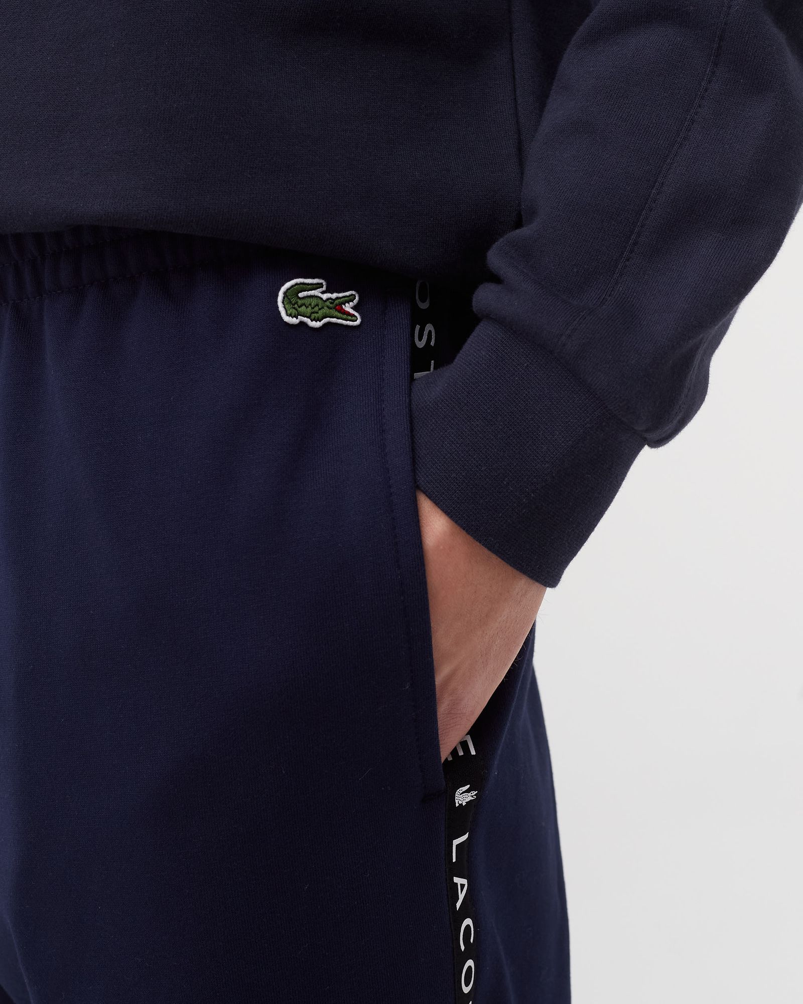 Signature Striped Colorblock Fleece Pants