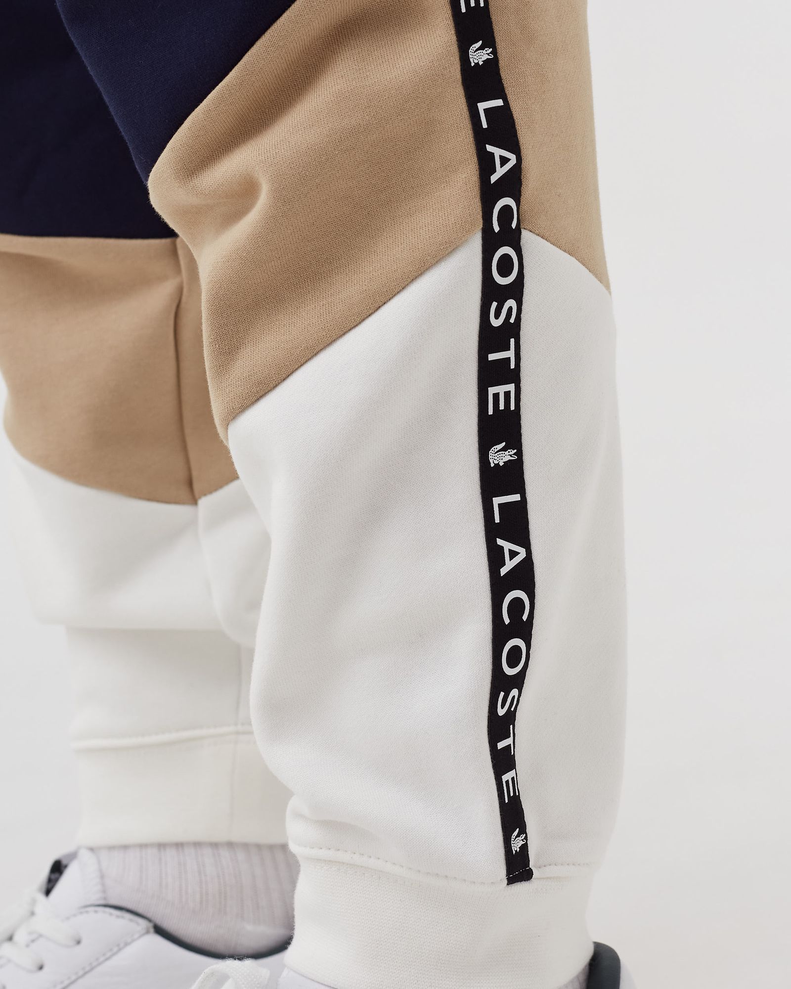 Signature Striped Colorblock Fleece Pants