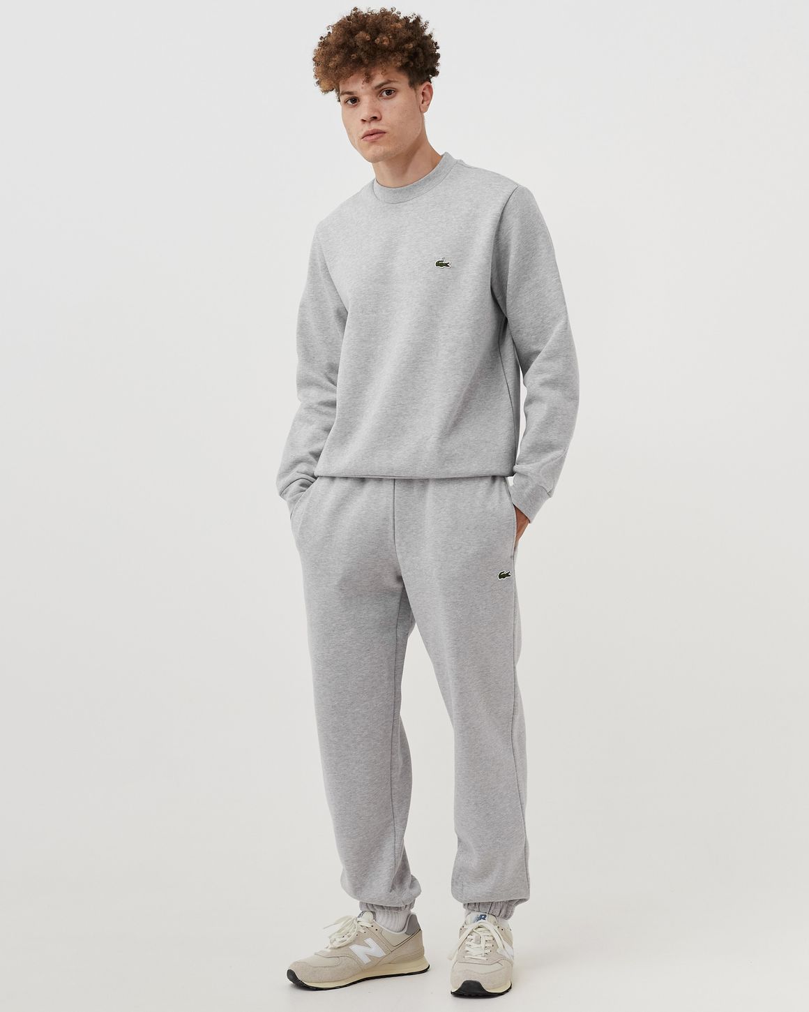 Lacoste tracksuit mens grey sale