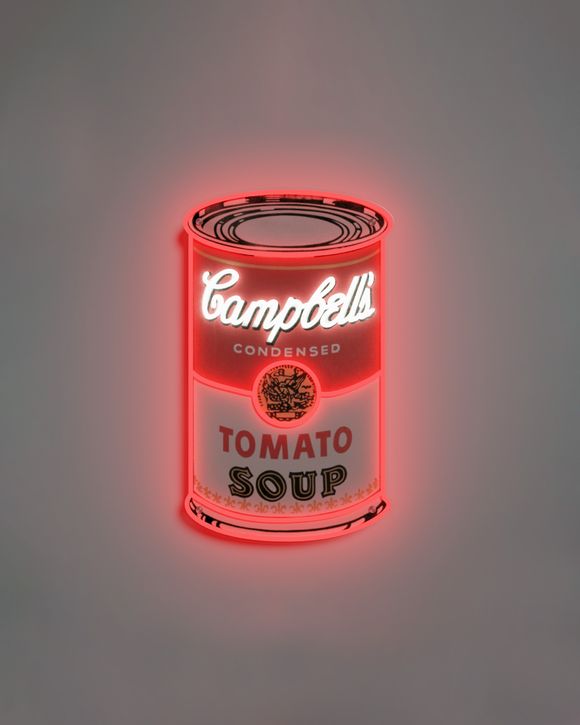 CAMPBELL'S YP X ANDY WARHOL LED NEON - NEW - EU PLUG