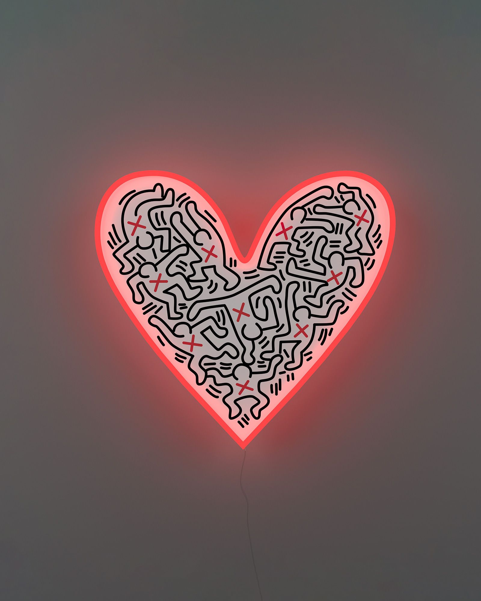 DANCE LOVE YP X KEITH HARING LED NEON - EU PLUG