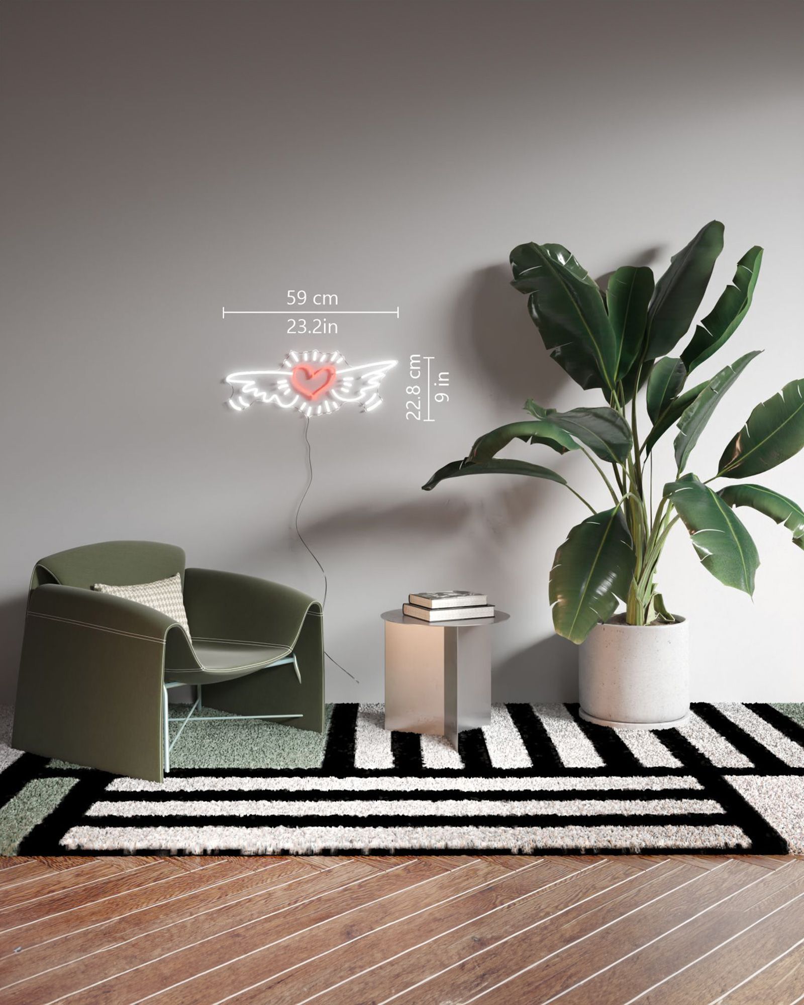 Keith Haring Flying Heart - EU PLUG