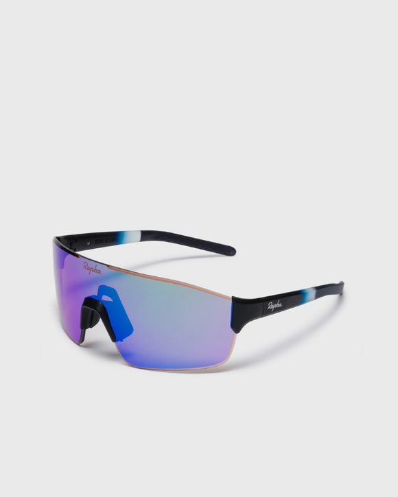 Rapha Pro Team Full Frame Glasses - Dark Navy/Purple Green Lens - One Size