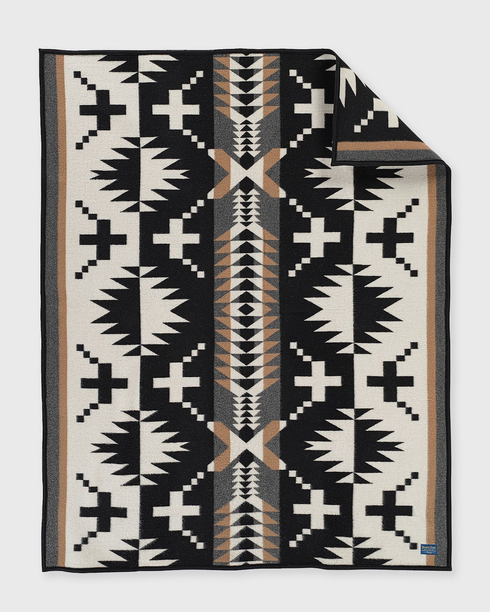 JACQUARD NAPPED THROW