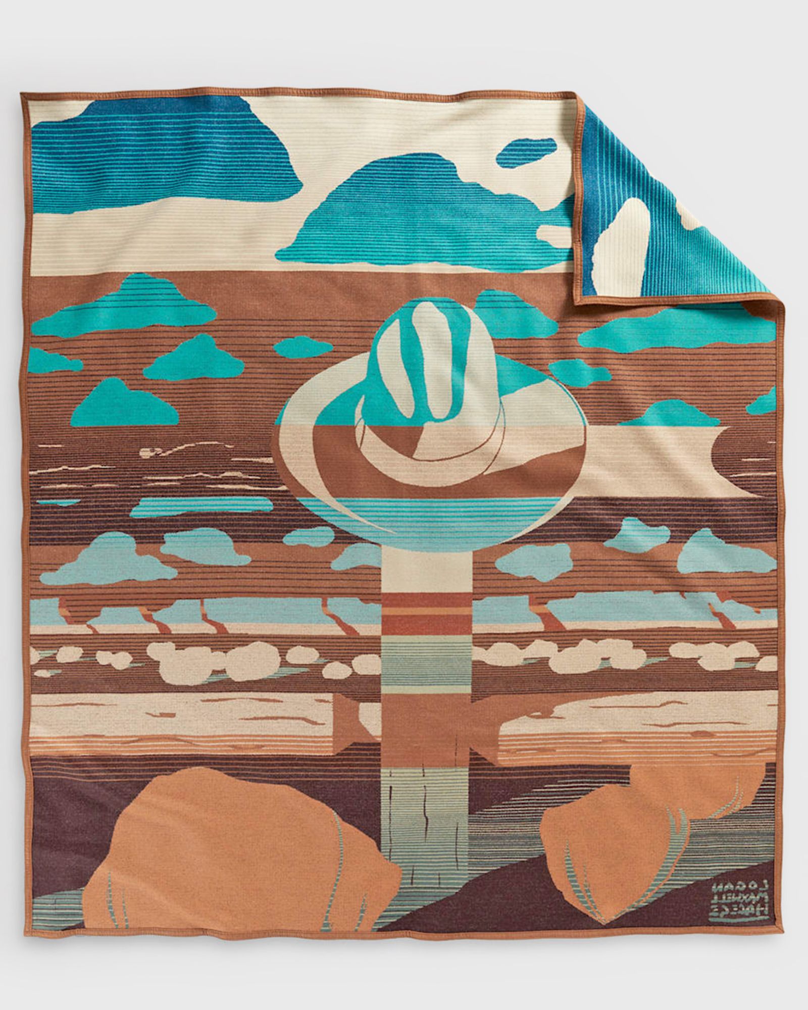 JACQUARD 64'' X 72'' BLANKET