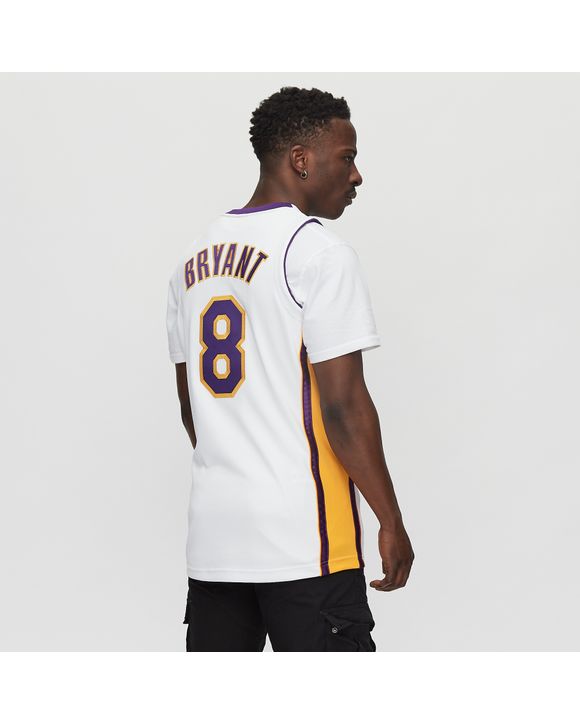 Men's Los Angeles Lakers Kobe Bryant Mitchell & Ness White 2003-04 Hardwood  Classics Authentic Jersey