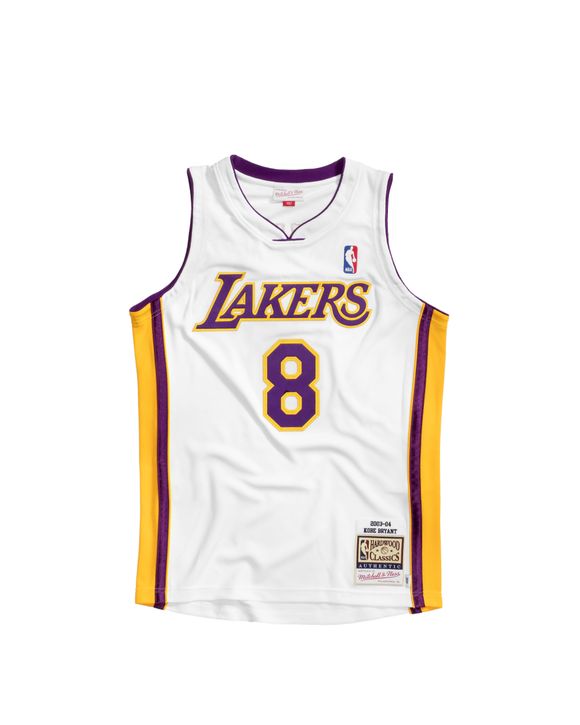 Mitchell & Ness Men's Kobe Bryant White Los Angeles Lakers 2003-04 Hardwood  Classics Authentic Jersey - Macy's