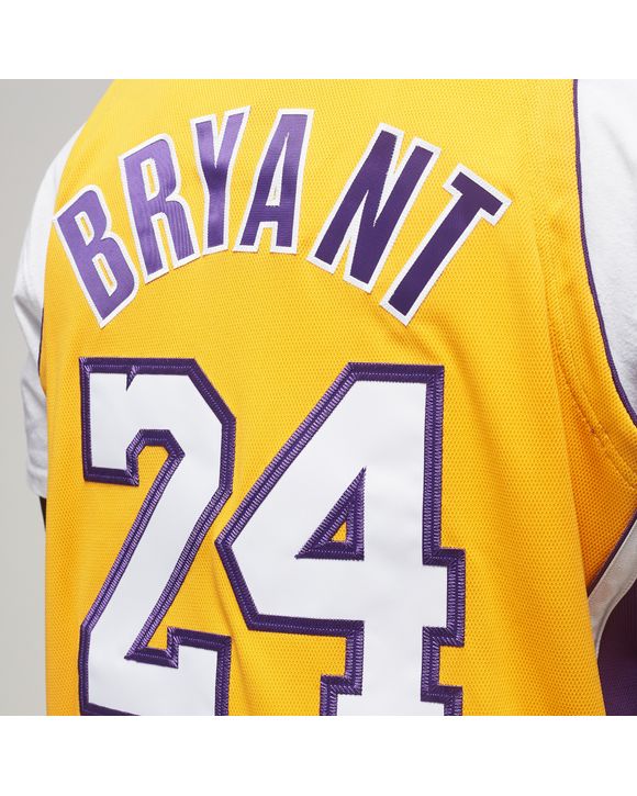 Champion Kobe Bryant 24 8 LA Lakers Authentic Adidas NBA Finals Jersey Size  50