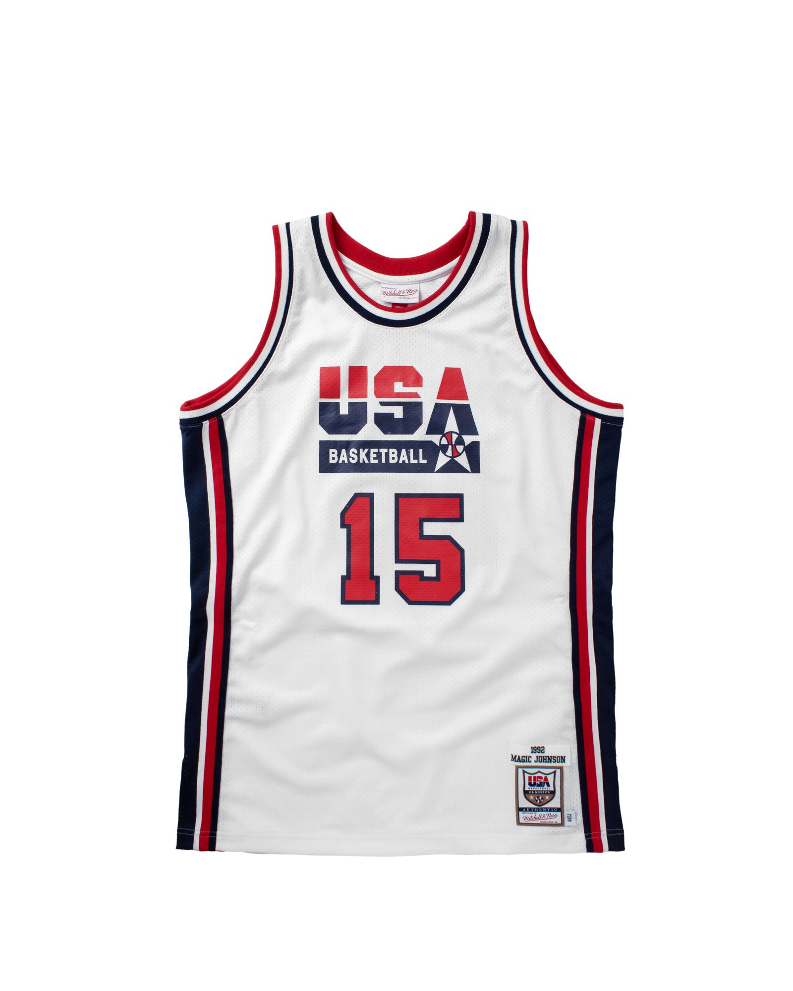TEAM USA - 1992 USA Basketball Authentic Home Jersey - Magic Johnson