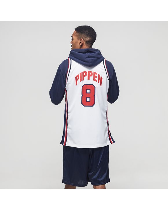 Men's Mitchell & Ness Scottie Pippen White USA Basketball Authentic 1992 Jersey Size: Small