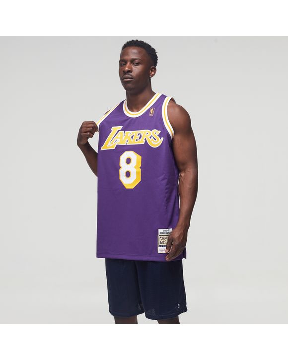 Mitchell & Ness Los Angeles Lakers #8 Kobe Bryant Purple 1997 Authentic  Hardwood Classics Road Jersey