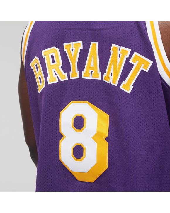 Kobe Bryant Signed Purple Rookie Block #8 Los Angeles Lakers
